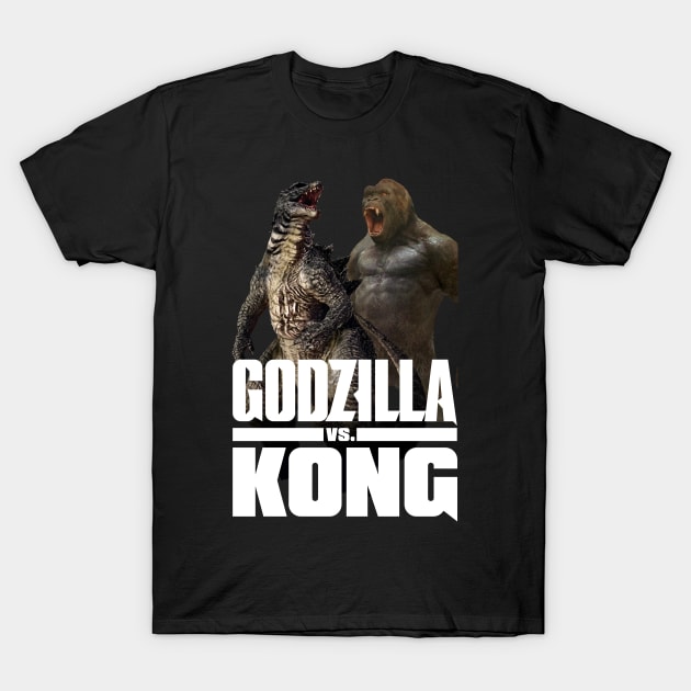 godzilla vs kong team godzilla Kong T-Shirt by Pannolinno